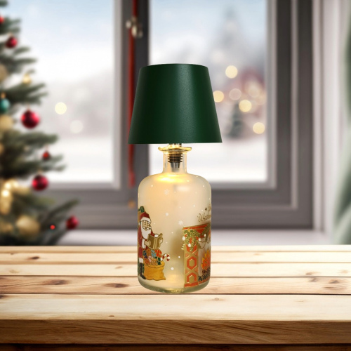 Lampe "Santa vorm Kamin"