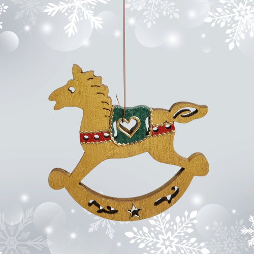 Christbaumanhänger "Schaukelpferd"