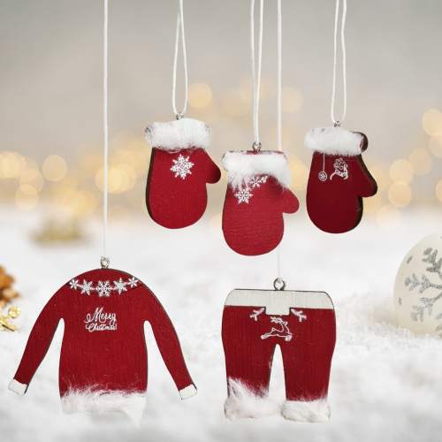 Christbaumanhänger "Santa Mode Schneeflocken"
