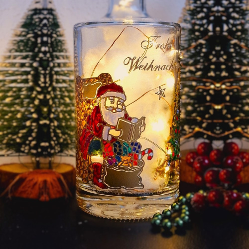 Flaschenlicht "Santa Claus"