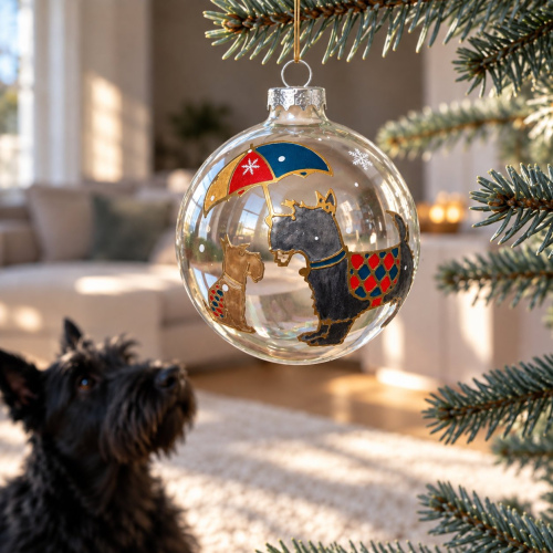 Christbaumkugel "Terrier"