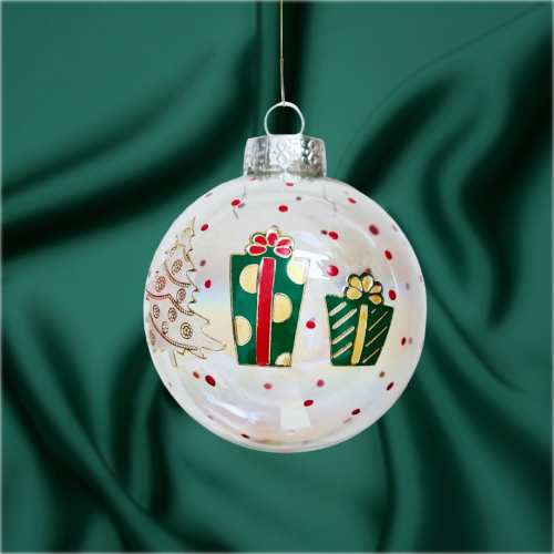 Christbaumkugel "Päckchen"