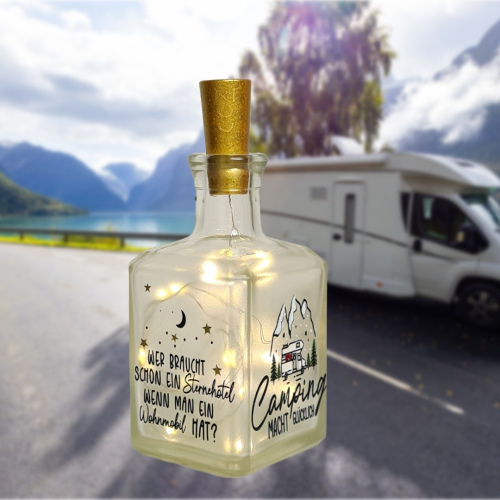 Lampe "Camping macht glücklich"