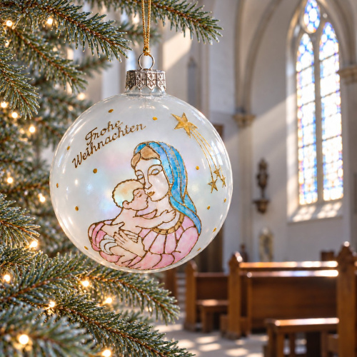 Christbaumkugel "Maria"