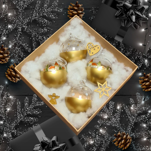 Kugelset "Gold mundgeblasen"