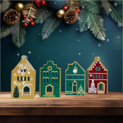 Häuschen "Merry Christmas"
